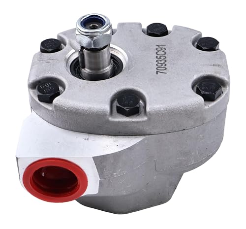 Image of Hydraulic Pump 70935C91 1949292C1 Compatible with Case-IH 330, 340, 460, 504, 544, 560, 606, 656, 660, 664, 666, 686, 706, 756, 806, 826, 856, 1026, 1456, 21026, 21456, 2706, 2756 All Hydro
