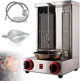 Máquina elétrica 3000W Capacidade máxima Gás Vertical Carne Frango Girando Doner Kebab Grill Gyro Forno