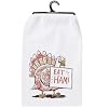 Primitives by Kathy Eat Ham Kitchen Towel