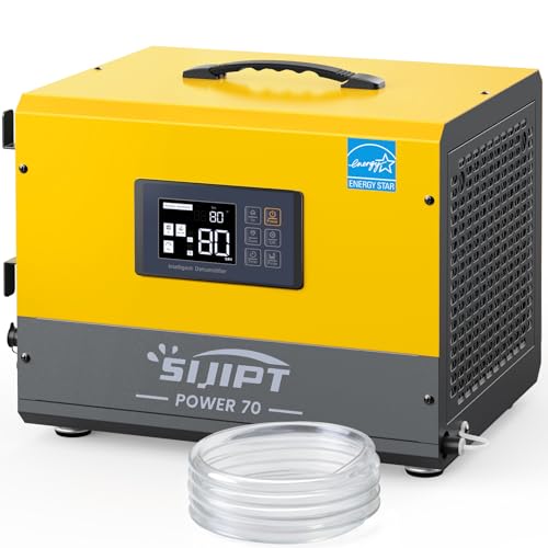 Crawl Space Dehumidifier with Pump, Sijipt 70...