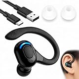 manos libres para oido Auricular Manos Libres con Micrófono HD: El micrófono incorporado con reducción de ruido filtra los sonidos ambientales para conversaciones nítidas incluso en entornos ruidosos. Este auricular bluetooth con micrófono y manos libres bluetooth es ideal para trabajar, conducir o hacer deporte, manteniendo siempre las manos libres y seguras.