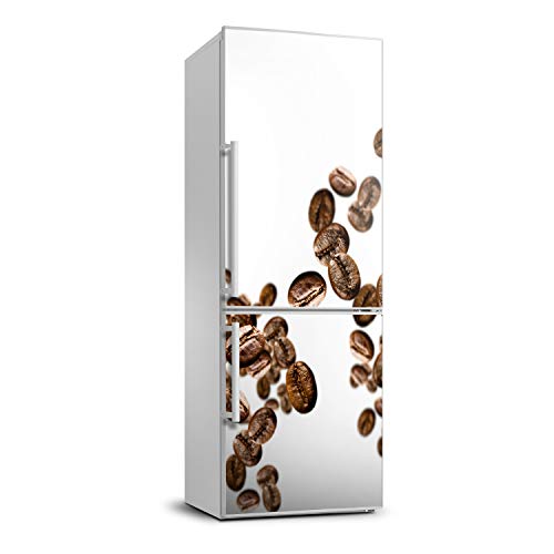 Cubierta de refrigerador autoadhesiva de granos de café para tapar imperfecciones 2
