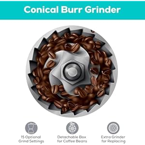 CASABREWS Espresso Machine with Grinder, Professional Coffee Maker with Milk Frother Steam Wand, Barista-Quality Cappuccino Latte Machine with LCD Display, Great for Coffee Enthusiasts CASABREWS Espresso Machine with Grinder Professional Coffee Maker with Milk Frother Steam Wand Barista Quality Cappuccino Latte Machine with LCD Display Great for Coffee Enthusiasts