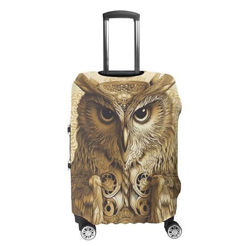 Luggage Cover for Suitcase Travel Luggage Covers Owl Pattern Washable Suitcase Cover Suit Case Protector Non-scratch Suitcase Cover Fits 21-32 Inch Luggage4