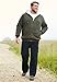 KingSize Men's Big & Tall Explorer Plush Fleece Hoodie - 5XL, Navy