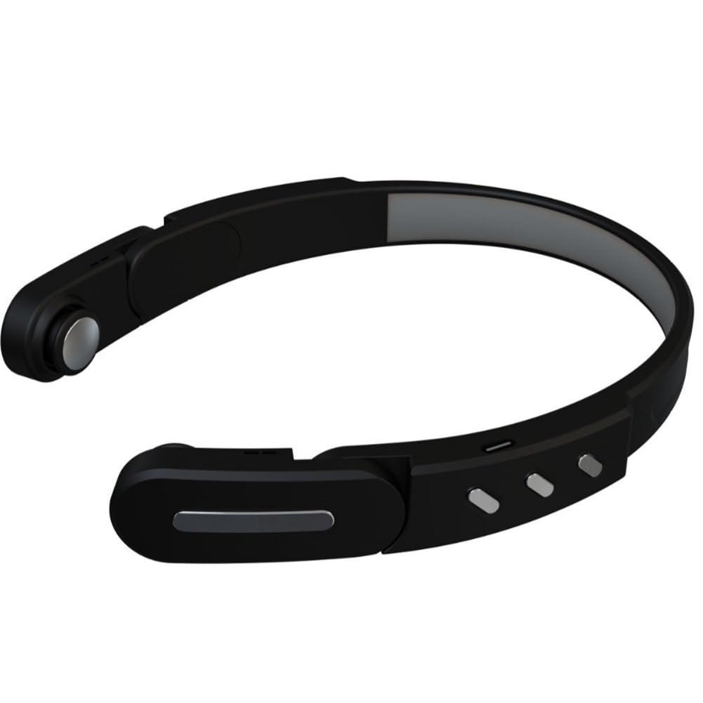 Massaggiatore per il Sonno A Impulsi EMS A Bassa Frequenza con Bluetooth, Terapia Termica per il Dolore A Testa e Collo, per il Sollievo Dall'Insonnia.