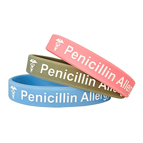 Allergie à la Pénicilline bracelet pour le sport et les déplacements quotidiens