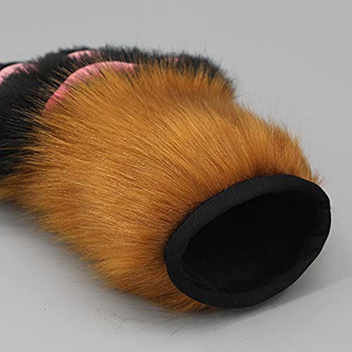 Guantes de pata de animal para adultos ideales en fiestas de cosplay 3