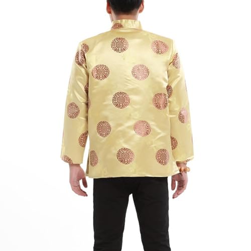 Talent Star Kung Fu Tang Suit Jacket, Long Sleeve Chinese Traditional Tai Chi Top Shirt for Men2