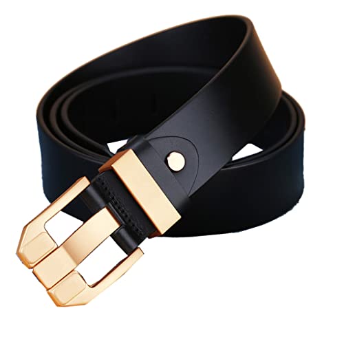 Belt men's leather top layer cowhide men's belt men's casual pin buckle jeans with