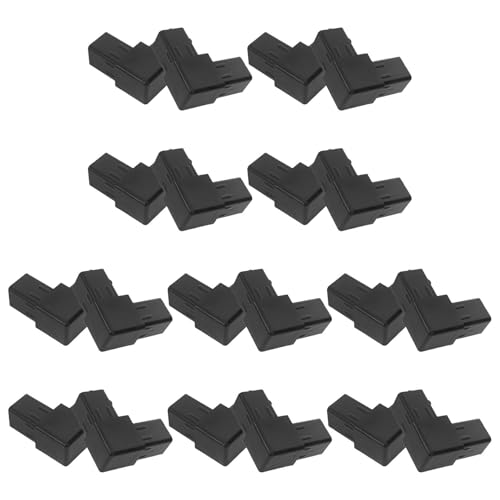 Conector de tubo de plástico 20 cuadrado 20x20mm para piezas de unión en bricolaje casero 2