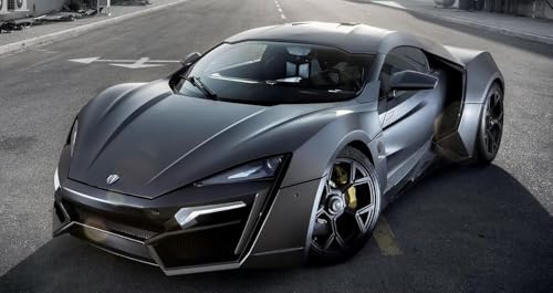 Image of SPITEN Lykan Hyper Sport Diecast Metal 1:32 Exclusive Alloy Metal Pull Back Die-cast Car Pullback Toy car with Openable Doors & Light, Music Boys Gifts Toys for Kids【Colors as Per Stock】