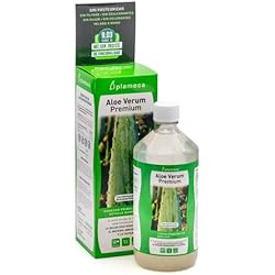 Procesador Para Jugos Naturales PLAMECA - Aloe Verum Premium, Aloe Vera Bebida, Jugo, Zumo, Sin Pasteurizar, Sin Edulcorantes, en Frío, Ayuda a la Salud Gastrointestinal, el Sistema Inmunitario y ante la Fatiga, Sabor Puro - 1 L
