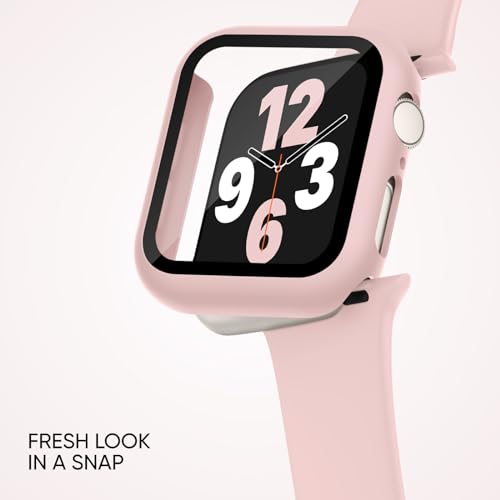 Image of Adorique 3-in-1 Compatible for Apple Watch Band 40mm 41mm 42mm 44mm 45mm 46mm, Soft Silicone Sport Strap for iWatch Series SE 10 9 8 7 6 5 4 3