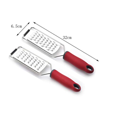 Hemoton Grater de aço inoxidável com alça para cortador de vegetais manual de queijo de alho de geng