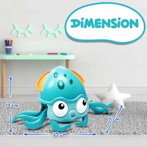 Wembley Store Wembley Rechargeable Octopus Crawling Musical Baby Toy - Image 3