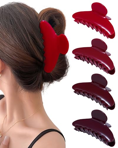 Pince à cheveux pour cheveux fins et épais Mesovor lot de 4 pinces 10,4 cm