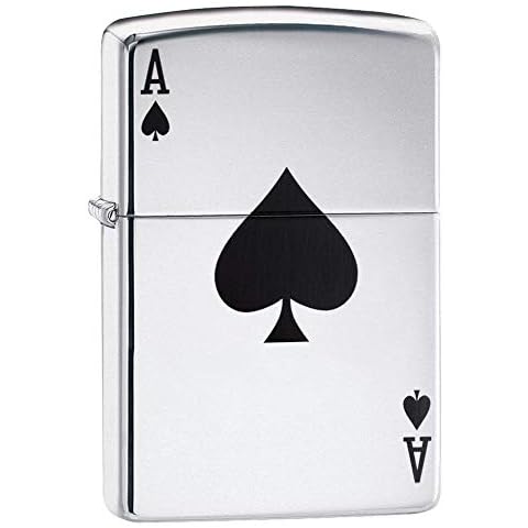 Zippo Lucky Ace High Polished Chrome Lighter Cover