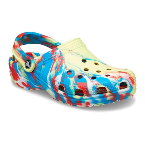 Image of Crocs Unisex-Adult Classic Marble Clogs (Multicolor)