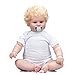 iCradle Reborn Dolls Realistisch Aussehende 24 Zoll 60 cm Wiedergeborene Babypuppen Weiche Silikonpuppen Lebensechte Prinzessin Mädchen Kleinkind Puppe Spielzeug (Item 3)