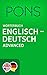 PONS Wörterbuch Englisch -> Deutsch Advanced / PONS Advanced English -> German Dictionary