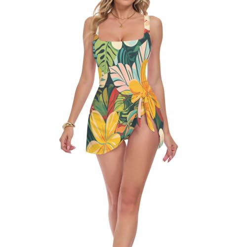 Maillot de bain push-up à fleurs hawaïennes pour sublimer votre silhouette