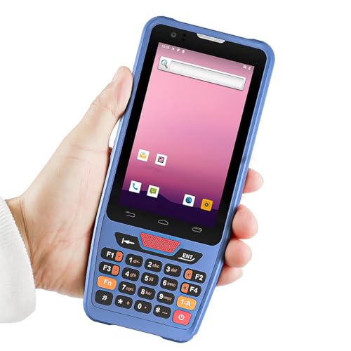 Luocute PDA Computadora Portátil para 12, 4in IPS HD Touch Screen Terminal NFC Recolector de Datos con Logística de Inventario Minorista de Barcode 1D/2D/QR para Warehouse Retail