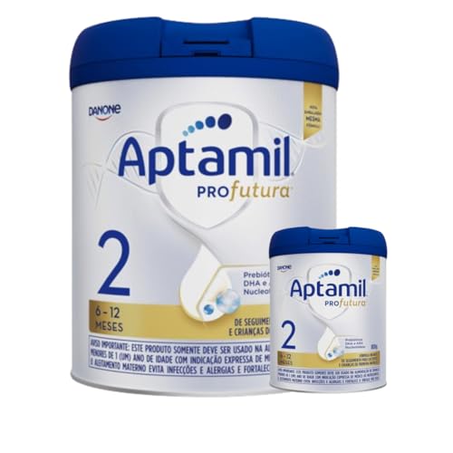 2 Latas -Aptamil Profutura 2, Fórmula infantil em pó Danone - 800gr - 6 a 12 meses