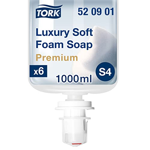 Tork luxuriöse Schaumseife S4, Luxusseife mit blumigem Duft, Premium, 520901
