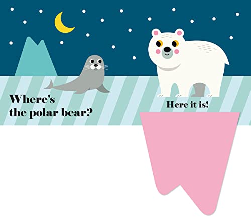 Where's the Polar Bear?: (An Interactive, Sensory Lift-the-Flap Book with Felt Flaps and a Mirror for Babies & Toddlers. Friendly Arctic Animals Include a Walrus, Reindeer, & Rabbit.) - Image 3