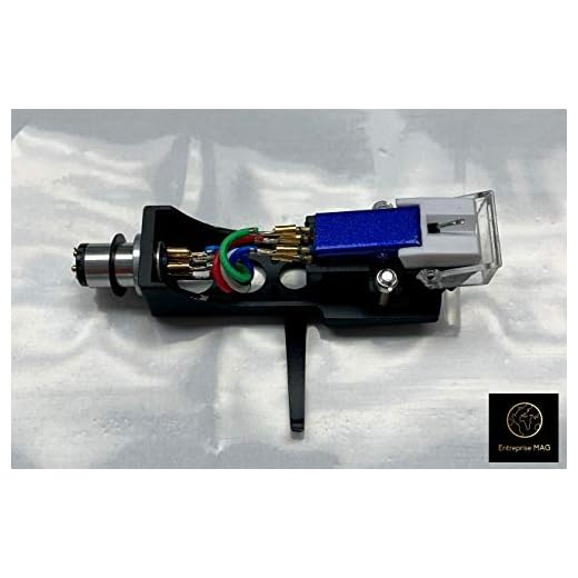 Cartridge and Stylus, needle and Black Headshell with mounting bolts for Stanton T120, T60, T80, T90, T62, T92, ST150, T92 usb, ST100, STR8100, STR880, STR890