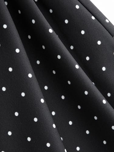 Image of CIDER Womens Polka Dot Going Out Dress Cute Summer Date Night Square Neck Sleeveless Mini Dress