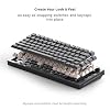 GLORIOUS Gaming GMMK PRO 75% Barebones Black (Frame Only) - Modular Mechanical Gaming Keyboard, TKL Size (75%), 3.3lb Frame, RGB, Fully Customisable, 5-Pin Switch Support
