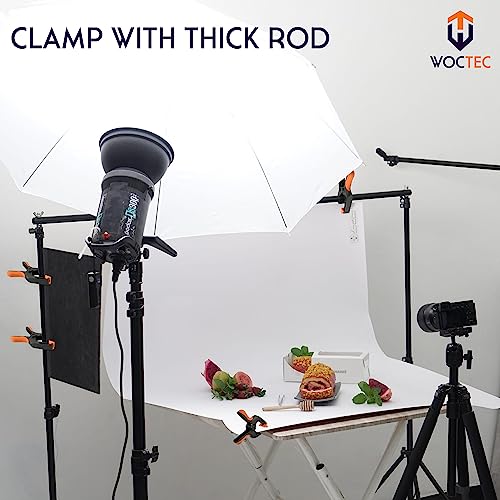Image of Spring Clamps 4 Inch Pack of 10 Heavy Duty Plastic Clips with Strong Grip for Backdrop Balloon Arch Stand, Decoration, Fabric, Tarp, Pool Cover Holders
