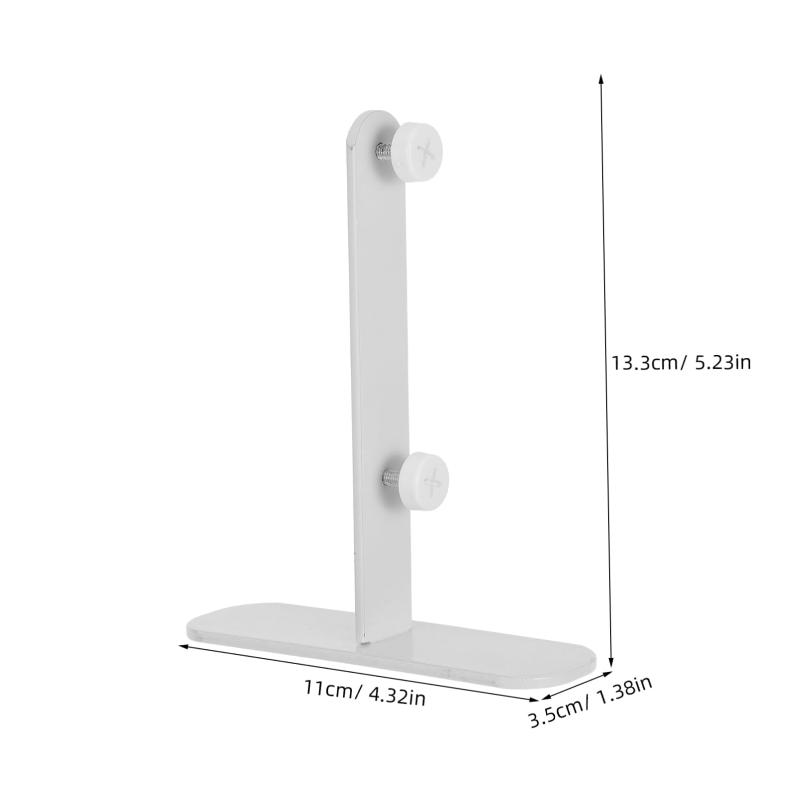 Balacoo Iron Pegboard Desk Bracket Connector 2 Pack Tabletop Display Easy to Install Modern Desk Stand