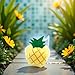 Yellow Pineapple Soft Fruit Shape Bath Puff Body Foam Bubble Net Ball Body Scrubber Shower Sponge Pouf Loofahs Mesh Shower Ball Loofah Bath Sponge for Kids Adults Beauty Bathing Bath Sponges