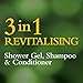 Badedas Revitalising Shower Gel, Shampoo & Conditioner 200ml (PACK OF 6)