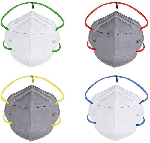 FITFABFINE N95 Head Loop Soft Comfortable Multi Color Washable and Reusable 5 Layered Face Mask FDA, CE, GMP & DRDO Certified Anti Pollution Dust Mask For Men And Women - Pack Of 2 (B08M9N5RQP) Amazon Price History, Amazon Price Tracker