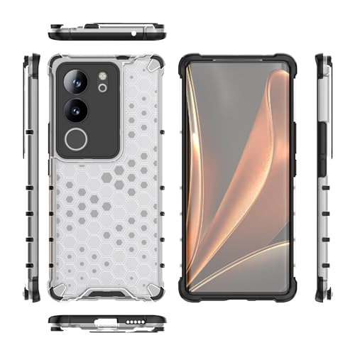 Image of Glasgow Back Case Cover Designed for [ Vivo V29 Pro 5G / V29 5G ] (Stylish Look | Shock Proof) - Transparent