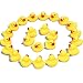 Novelty Place® [Float & Squeak] Rubber Duck Ducky Baby Bath Toy for Kids (24 Pcs)