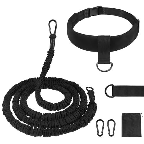 Cinturón de natación para piscina, cinturón de natación ajustable 2,5 – 7,2 m, cinturón de natación para adultos, entrenador de natación para piscina para adultos, sistema de contracorriente para