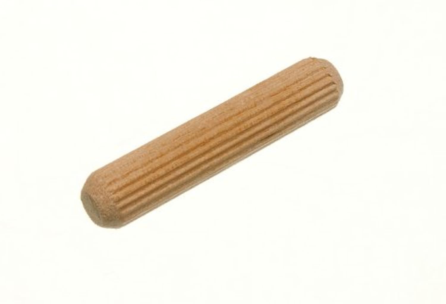 One Stop DIY 100 x WOODEN DOWELS HARDWOOD GROOVED FLUTED WOOD PINS M8 X 40MM NEW
