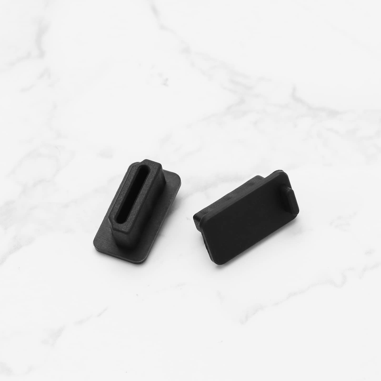 ECSiNG 30 szt. uniwersalnych silikonowych wtyczek przeciwpyłowych do laptopa RJ45 żeńskie gniazdo i HDMI żeński port i port USB ochrona przed kurzem korek osłona czarna