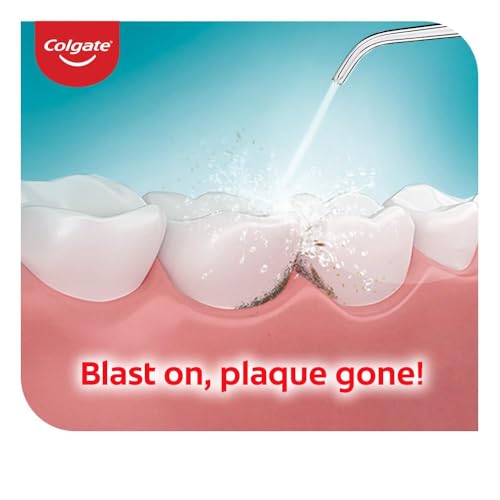 Image of Colgate Blast Water Flosser Green, 140ml, Waterproof design with 3 adjustable pressure modes, with Rechargeable Battery included that lasts upto 4 weeks
