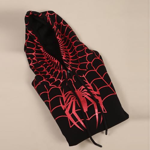 Image of Kidsville Spiderman Printed Regular Fit Hoodie for Boys
