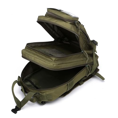 20 Liters Sturdy Nylon Waterproof Fishing Hunting Backpack Outdoor Military Tactical Sports Hiking Daypacks (Green)4