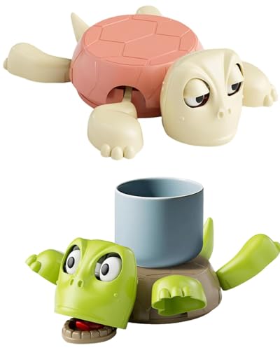 La Mejor Selección de Decoración original los mejores 10. 40 YOU ER MEI Posavasos de Tortugas 3D 2 PCS con Movimiento Divertido ¡Expresión Sorpresa! Ideal para Café/Vino - Regalo Original