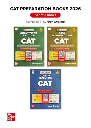 Image of Arun Sharma CAT Bundle /Set of 3 books - Quantitative Aptitude(Quant) + Logical Reasoning(LR) + Data Interpretation(DI) for CAT 2026-27 Exam | Edition Combo for Preparation 2026-27