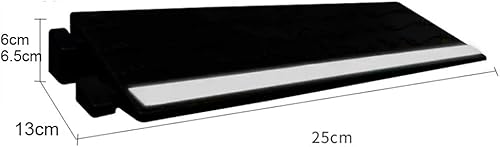 Miniatura 5 de ZJIEX Rampa de umbral de goma, rampas de bordillo antideslizantes, rampa para silla de ruedas de 3 a 2.6 in de alto, rampa empalmable con tira