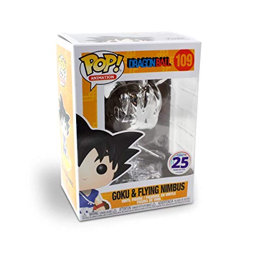 Pop Funko Dragonball 109 Goku &Amp; Flying Nimbus Silver Chrome